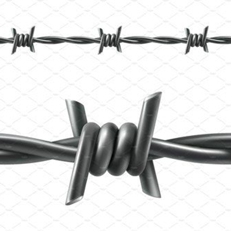 Barbed Wire - Galvanized Iron Wire, 1.90-2.55 mm Diameter | Superior Strength, Rust-Resistant, Enhanced Durability