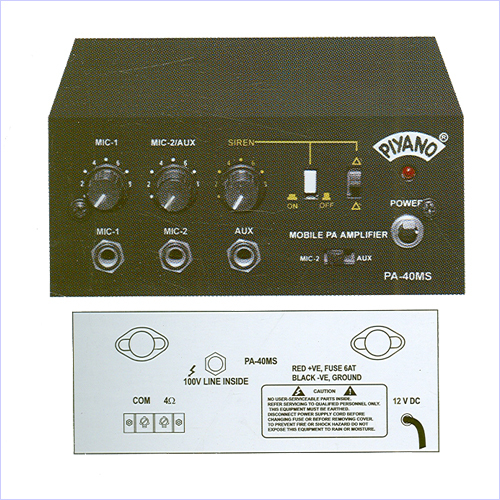 Low Podwer PA Amplifiers