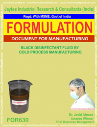 Black Disinfectant Fluid - Cold Process Manufacturing Document | Instant Download for Comprehensive Formula 630 Guide, E-Book Access