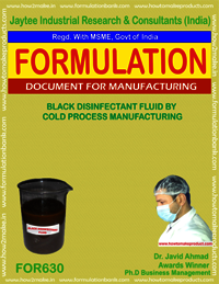 Black Disinfectant Fluid - Cold Process Manufacturing Document | Instant Download For Comprehensive Formula 630 Guide, E-book Access
