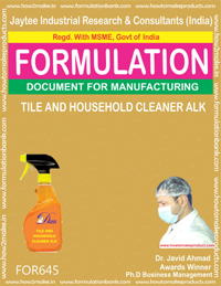 Tile and Household Cleaner ALK - Comprehensive Manufacturing Guide | Instant Delivery Multiple Payment Options Downloadable E-Book
