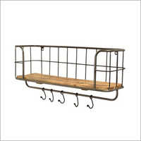 Mango Wood Wall Shelf