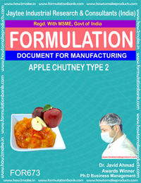 Chutnies & Pickles Recipe Formulations