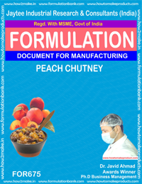 Peach Chutney - Digital Download Document File | Textile Industry Stain Remover Formula 675 Instant Access via Multiple Payment Options Available