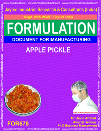 Chutnies & Pickles Recipe Formulations