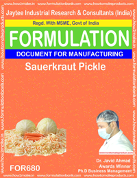 Chutnies & Pickles Recipe Formulations