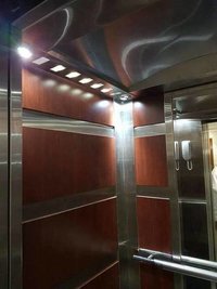 Wall Mounted Lifts - Steel & Glass | 250 Kg Capacity, Automatic Door, Stylish Design With Designer Chamber & Intercom, Led Lighting