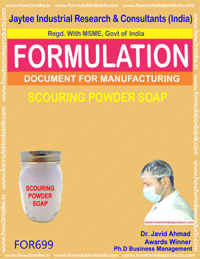 Scouring Powder Soap Cake - Semi Boiled Formulation | Instant Downloadable Document, Easy Payment Options, Textiles Stain Remover Guide