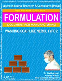 Soap Manufacturing Formulations