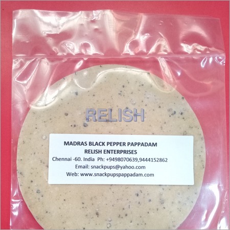 Madras Black Pepper Appalam