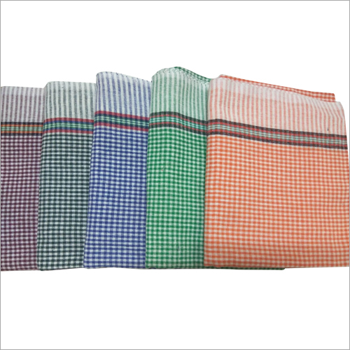 Check Cotton Bath Towel