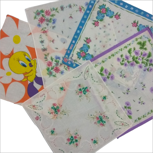 Cotton Ladies Handkerchiefs