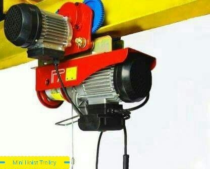 MIni Electric Wire Rope Hoist With Motorised Trolly