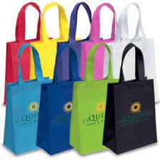 Printed Non Woven Loop Handle Gadget Bag