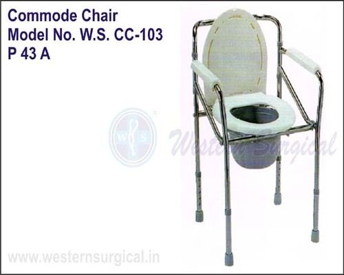 WHEEL CHAIR (COMMODE CHAIR)