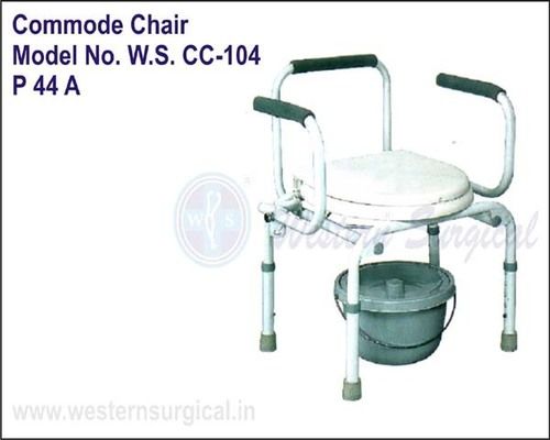 Plastic Wheel Chair (Commode Chair)