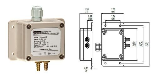 Sensocon USA 212-D040I-3 Differential Pressure Transmitter