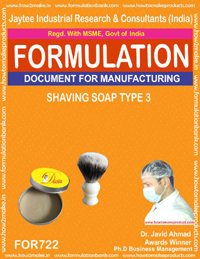 Shaving Soap Type-3 - Downloadable Formula Document | Instant Email Delivery, Stain Remover Instructions, CD Option Available