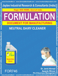 E Books Formula For Neutral Dairy Cleaner