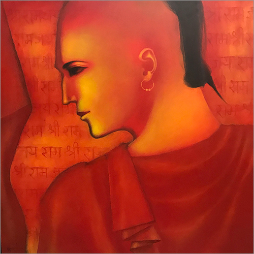 Wrestler Acrylic On Canvas