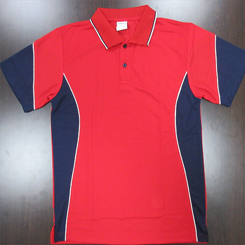 Poly Polo - Polyester, Various Sizes, Red | Breathable Fabric, Moisture-Wicking, Comfortable Fit