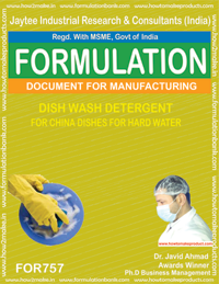 DISH WASH DETERGENT FOR CHINA DISHES BY HARD WATER