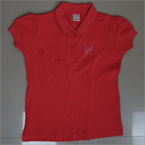 Girls Cotton Polo
