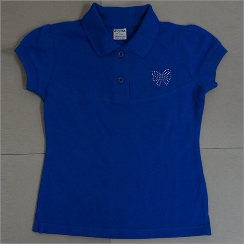 Girls Cotton Polo