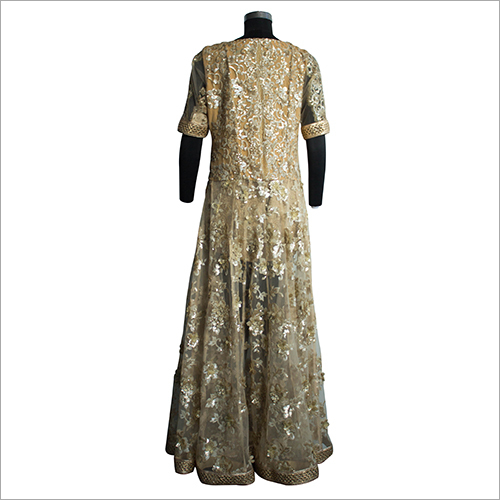 Embroidered Net Anarkali Suits