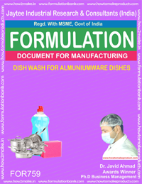 Dish Wash & Utensil Cleaner Formuations