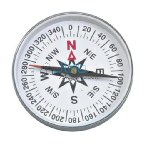 Magnetic Plotting Compass (Transparent)
