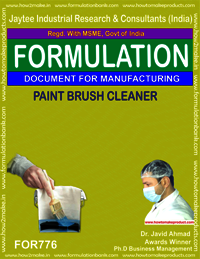 Paint Brush Cleaner - Downloadable Formula 776 | Instant Email Delivery, E-book Format, Stain Removal Expertise
