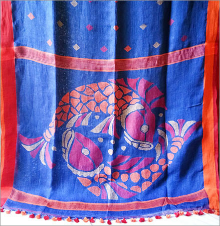 Linen Jamdani Sarees