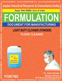 Floor Cleaners Formulations