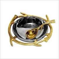 Aluminium Bowl With Spoon
