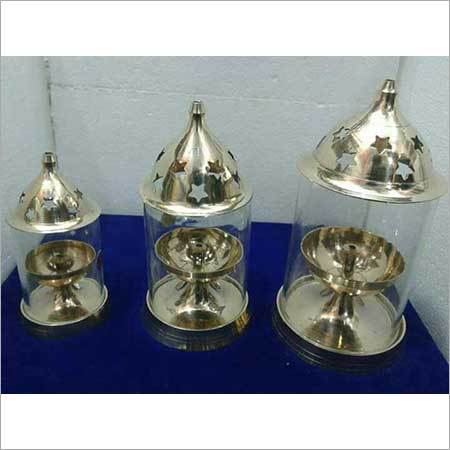 Brass New Diamond Diya