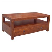 Wooden Coffee Table With Storage