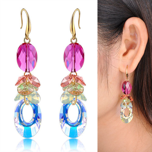 Pink Imitation Earring