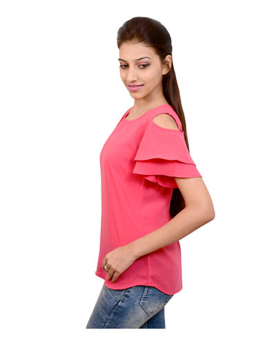 Indian Flaired Cold Shoulder Top