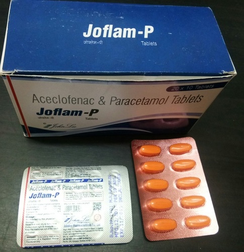 Aceclofenac and Paracetamol Tablets