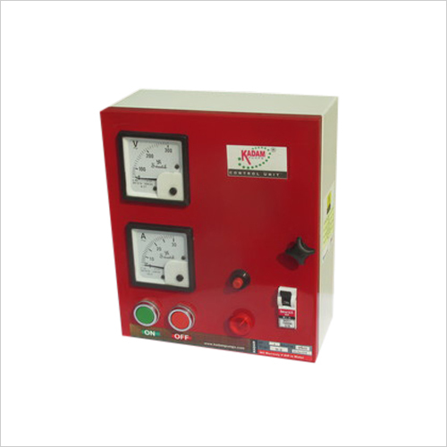 Submersible Control Panel - Metal Base, Red Powder Coated Finish | Smooth Operation, High Performance, Easy to Operate