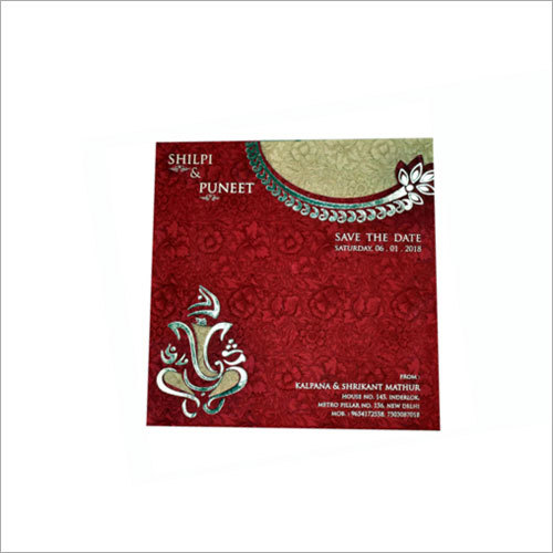 Designer Wedding Card