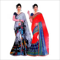 Ladies Polyester Sarees