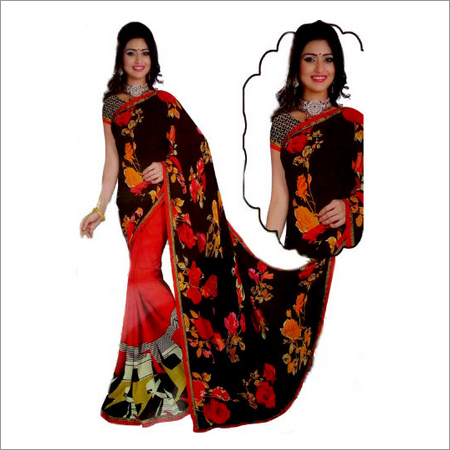 Ladies Chiffon Reniyal Saree