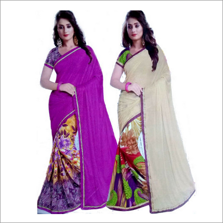 Ladies Reniyal Georgette Sarees