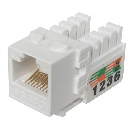 Cat5e KeyCat5E UTP 90Degree 110 Punch Down Keystone Jackstone Jack