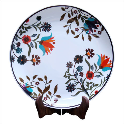Floral Print Ceramic Plate Printing Services