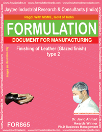 Finishing for Leather (Glazed Finish) Type 2 - Digital Download Document File, Instant Email Delivery, Comprehensive Formula 865 Guide