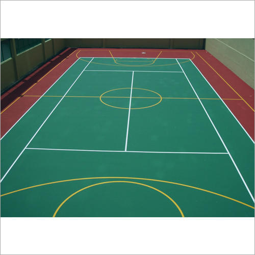 Acrylic Synthetic Basketball Flooring