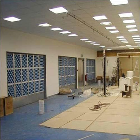Industrial Clean Room - Customizable Dimensions, Steel Material - HEPA Air Filtration, LED Lighting, HVAC Temperature Control, Epoxy Floor, Suspended Ceiling